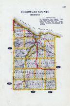 Cheboygan County, Michigan State Atlas 1916 Automobile and Sportsmens Guide